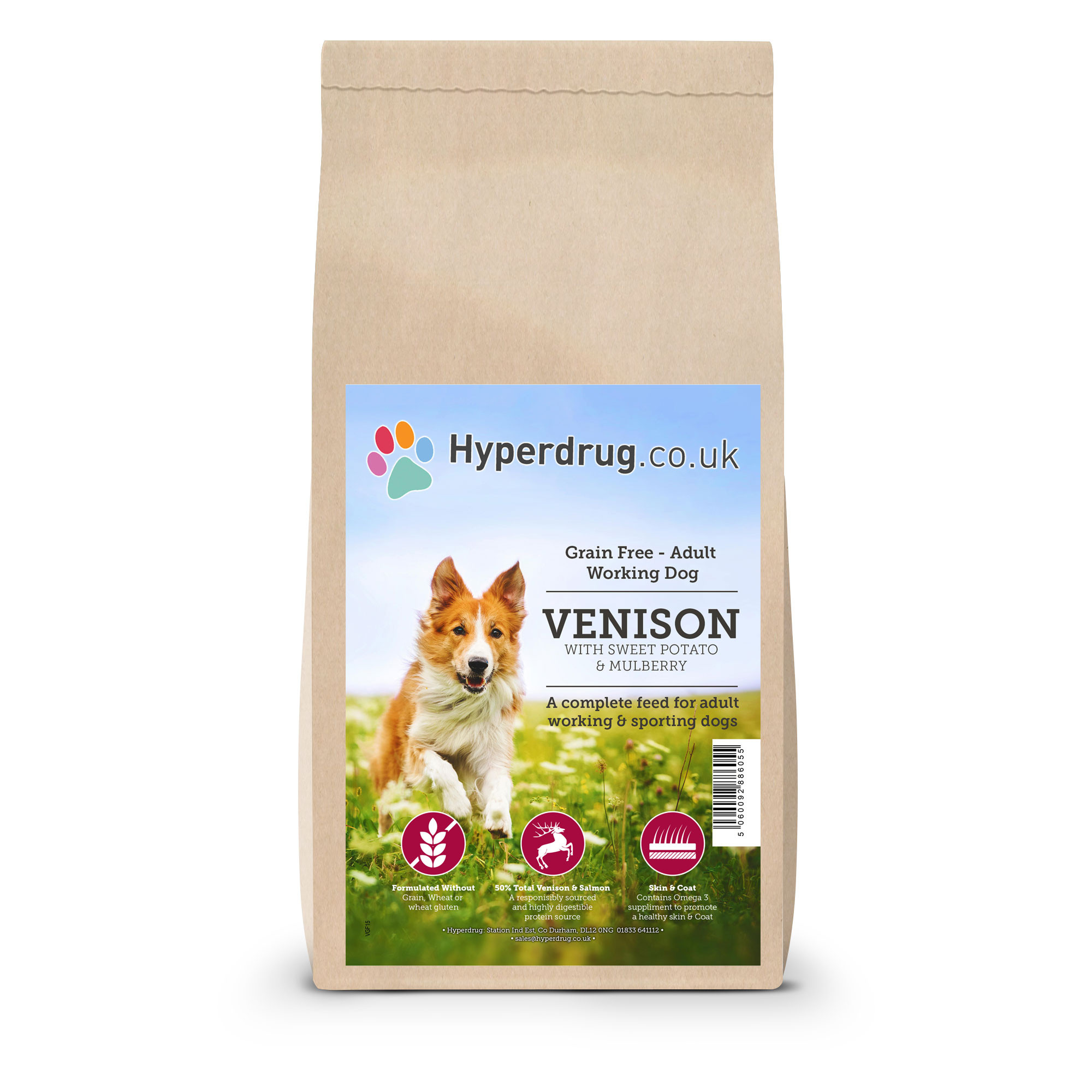 Hyperdrug Grain Free Working Dog 15kg