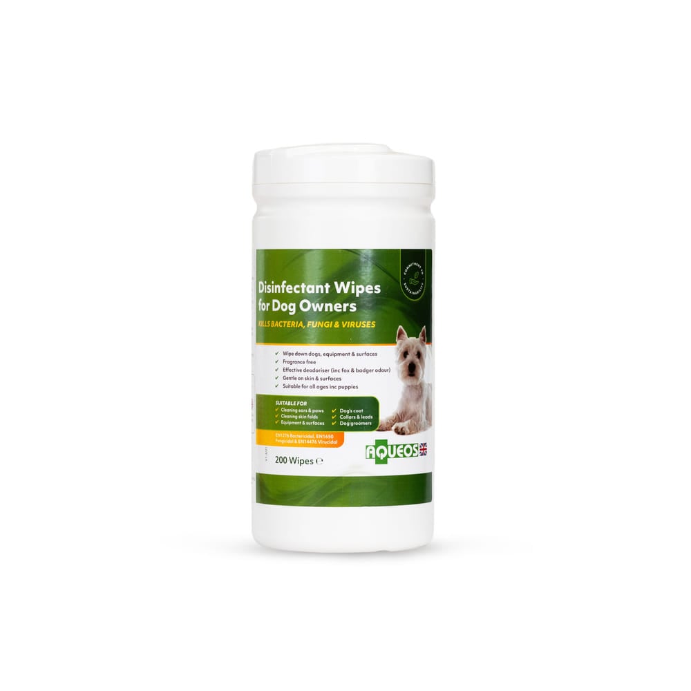 Aqueos Canine Disinfectant Wipes