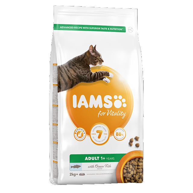 IAMS for Vitality Adult Cat Food with Ocean Fish