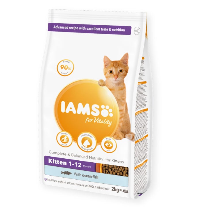 IAMS for Vitality Kitten Food with Ocean Fish