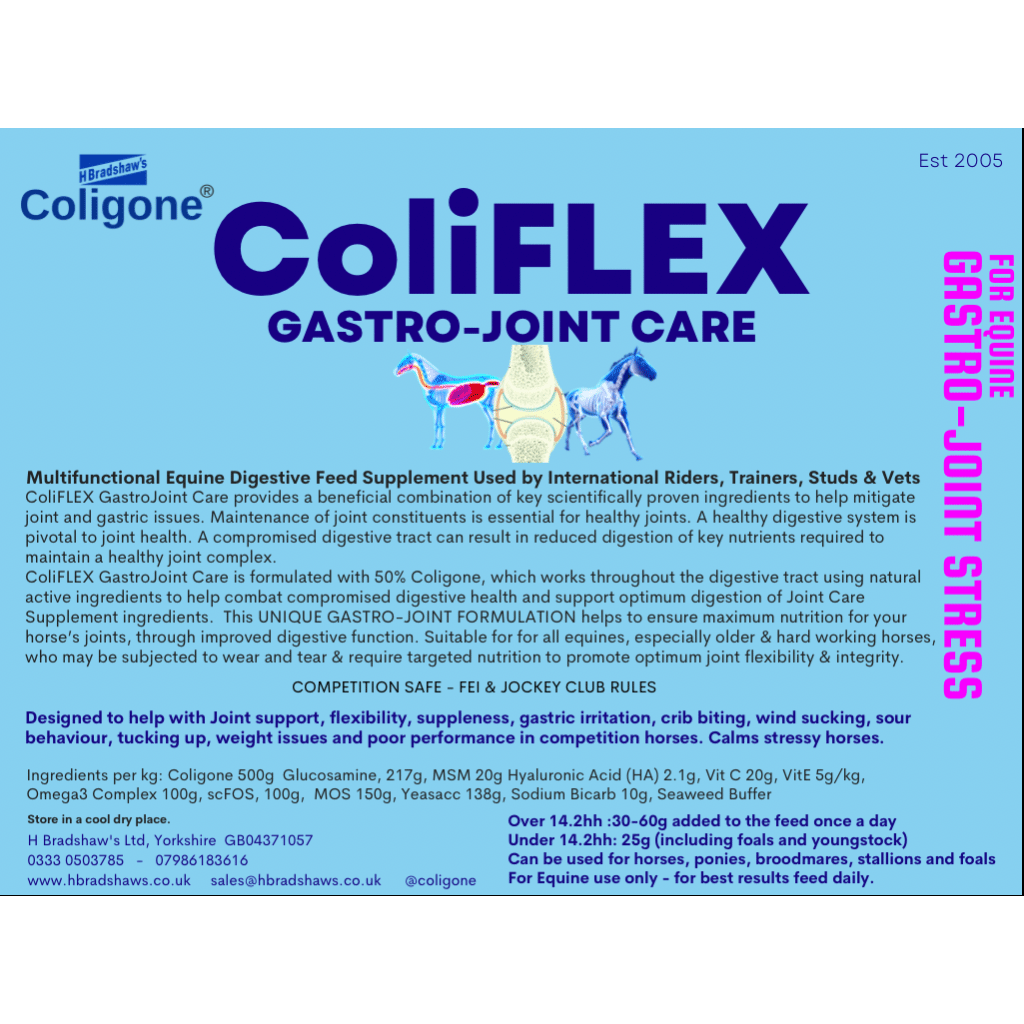 H Bradshaws Coligone ColiFLEX GastroJoint Care 3kg