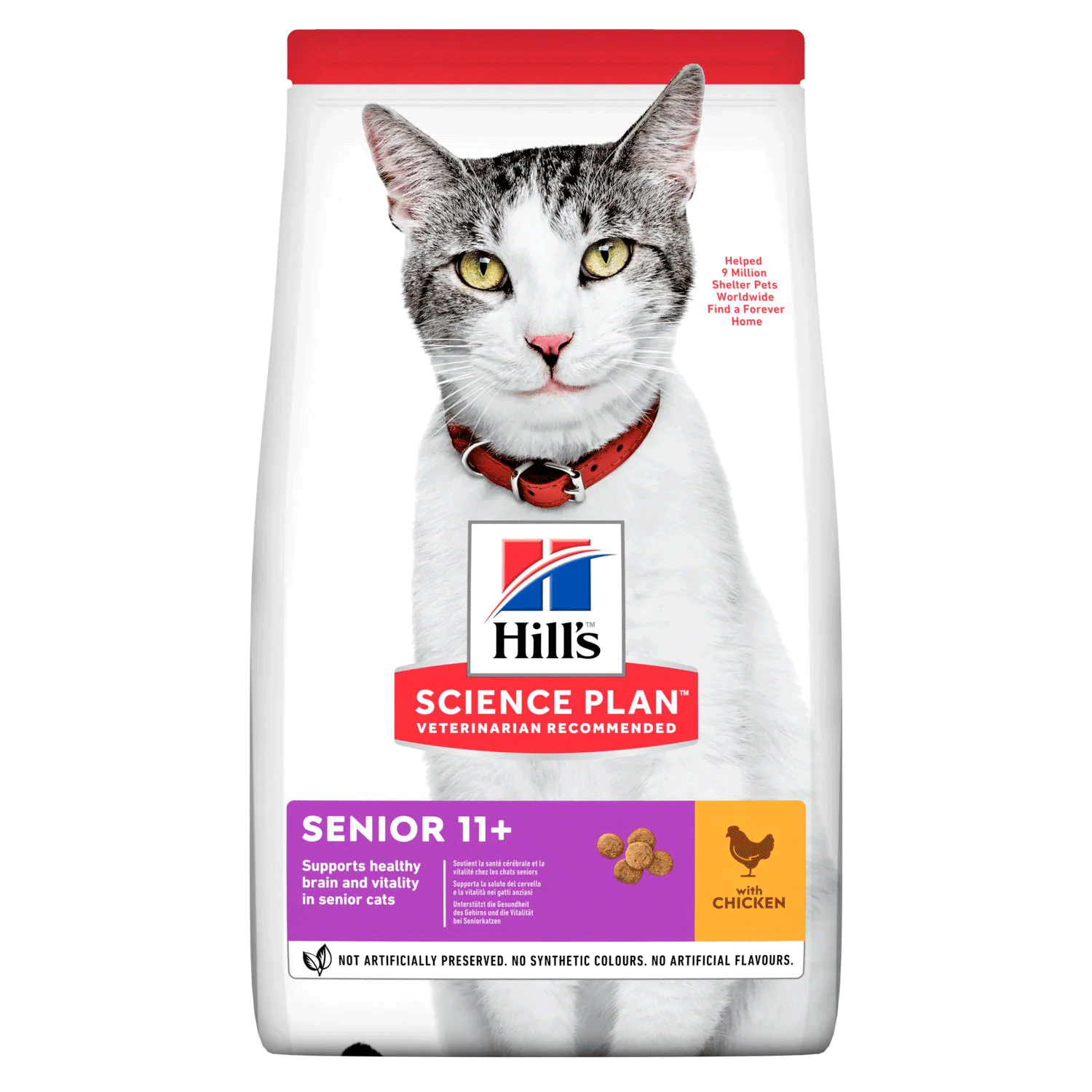 Hills Science Plan Senior 11+ Cat Food with Chicken