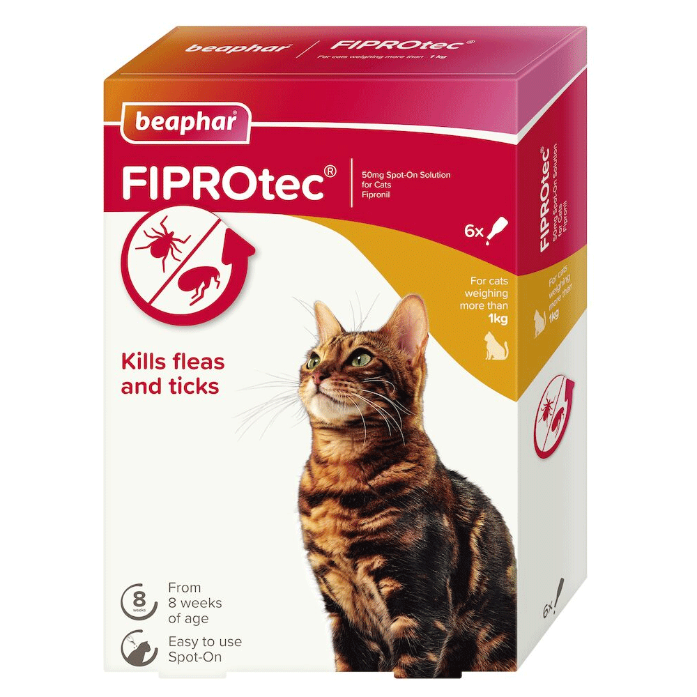 Beaphar FIPROtec Flea & Tick Spot On for Cats
