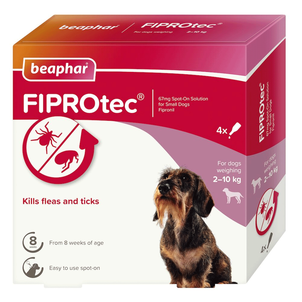 Beaphar FIPROtec Flea & Tick Spot On for Small Dogs