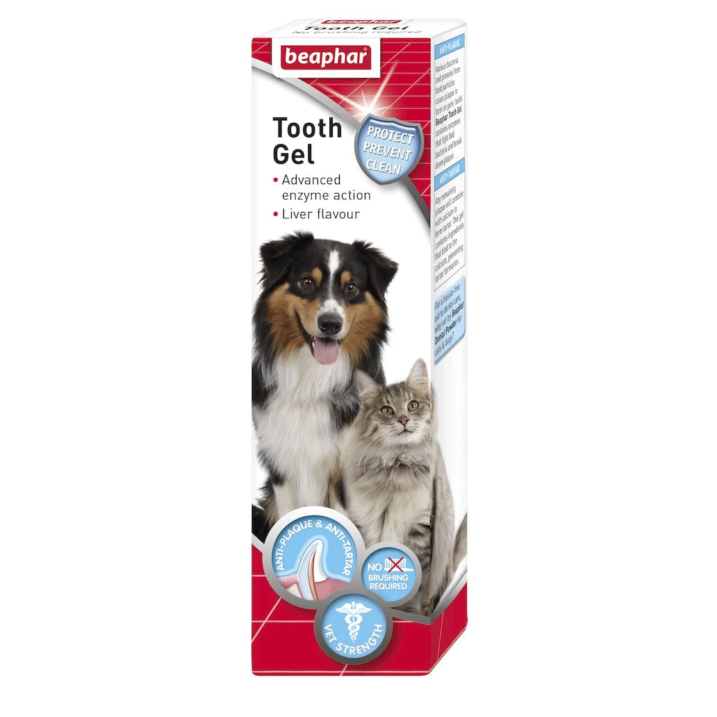Beaphar Liver Flavoured Tooth Gel for Cats and Dogs 100g