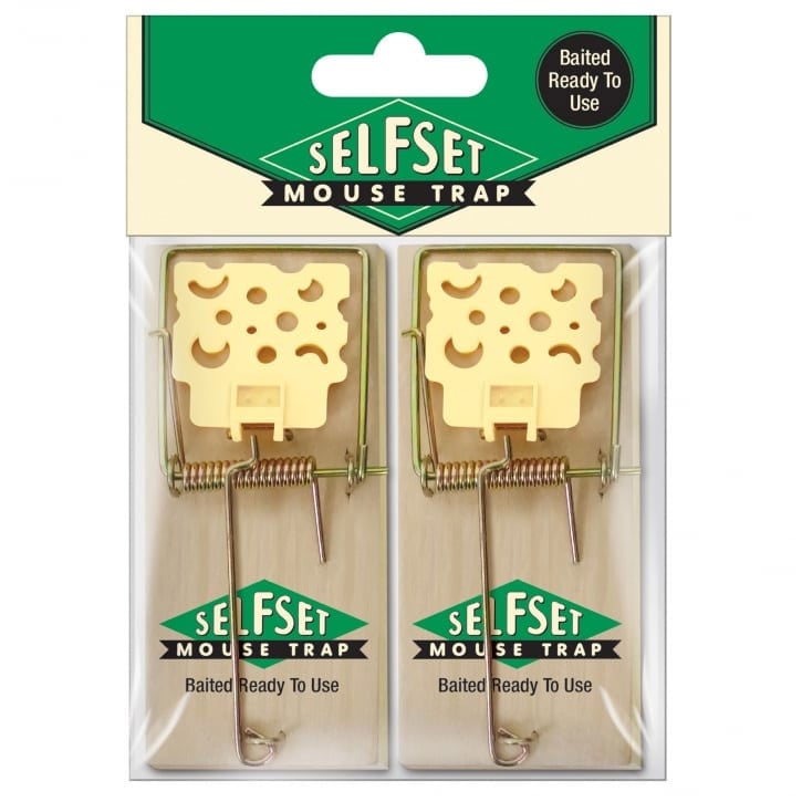 The Big Cheese Mouse Trap Wooden - Twin Pack