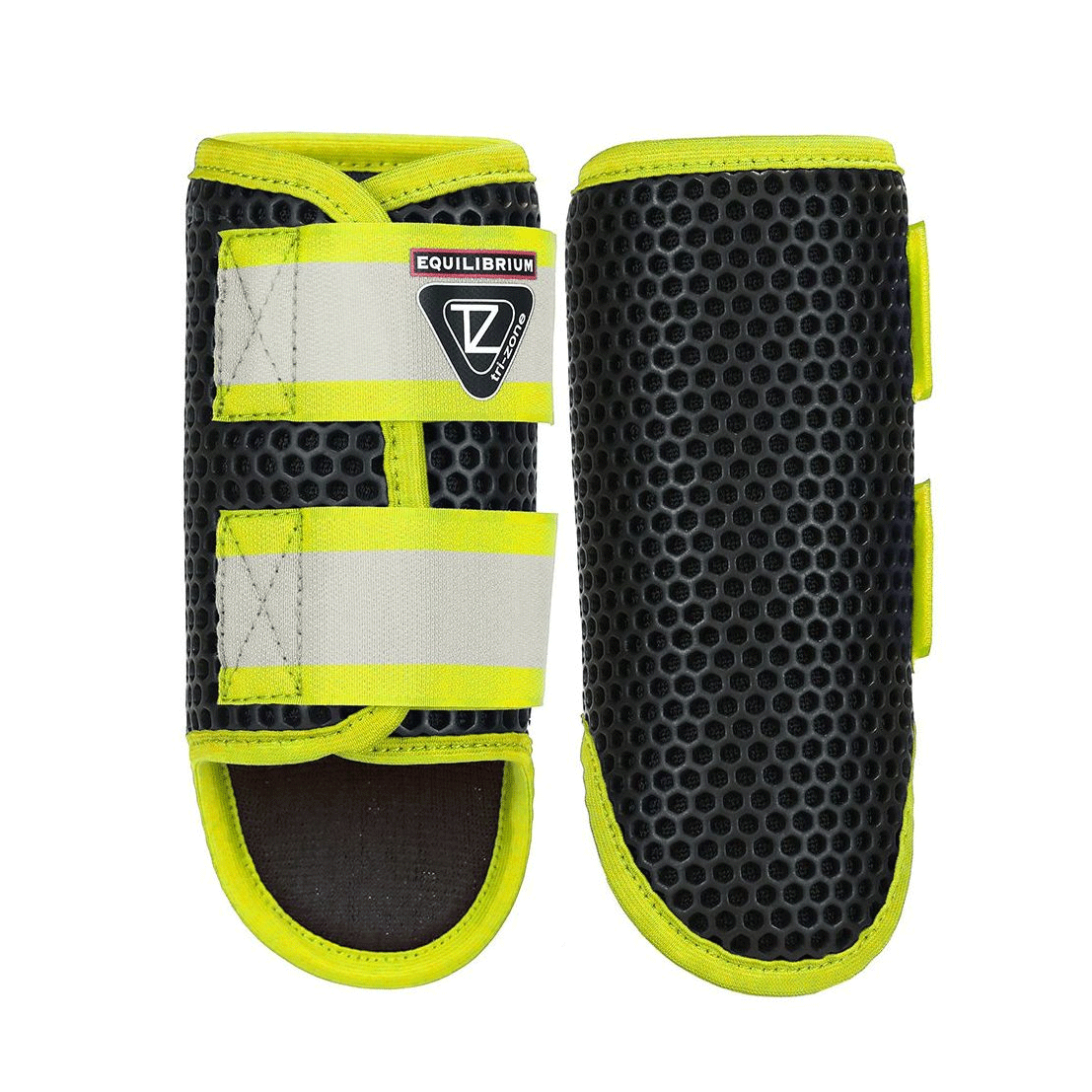 Equilibrium Tri-Zone Brushing Boots - Black & Yellow