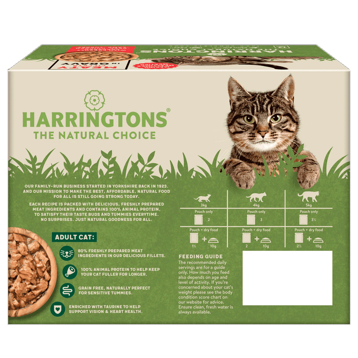 Harringtons Wet Cat Food Meaty Fillets in Gravy 85g x 12