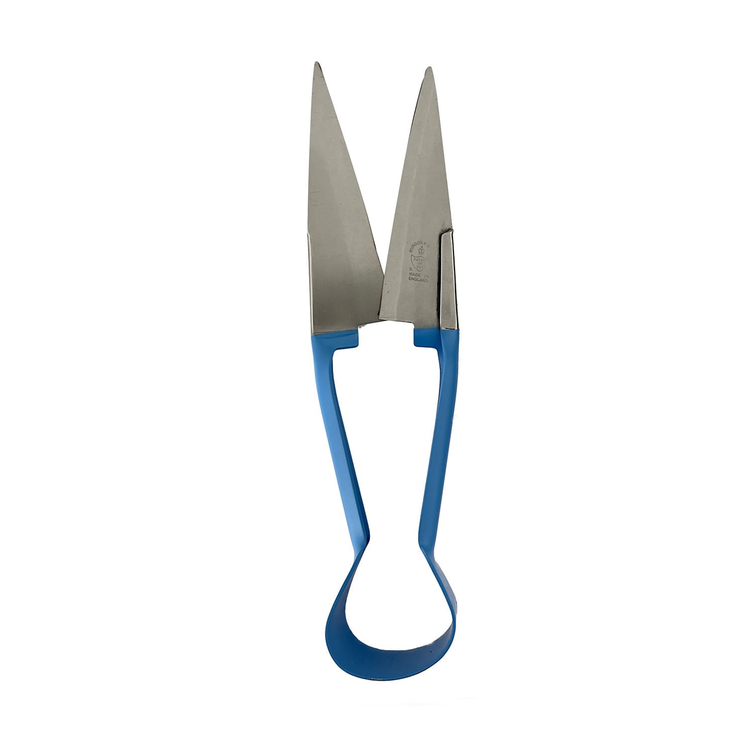 Burgon & Ball Dagging Shears Single Bow Bent 5.5" BLUE