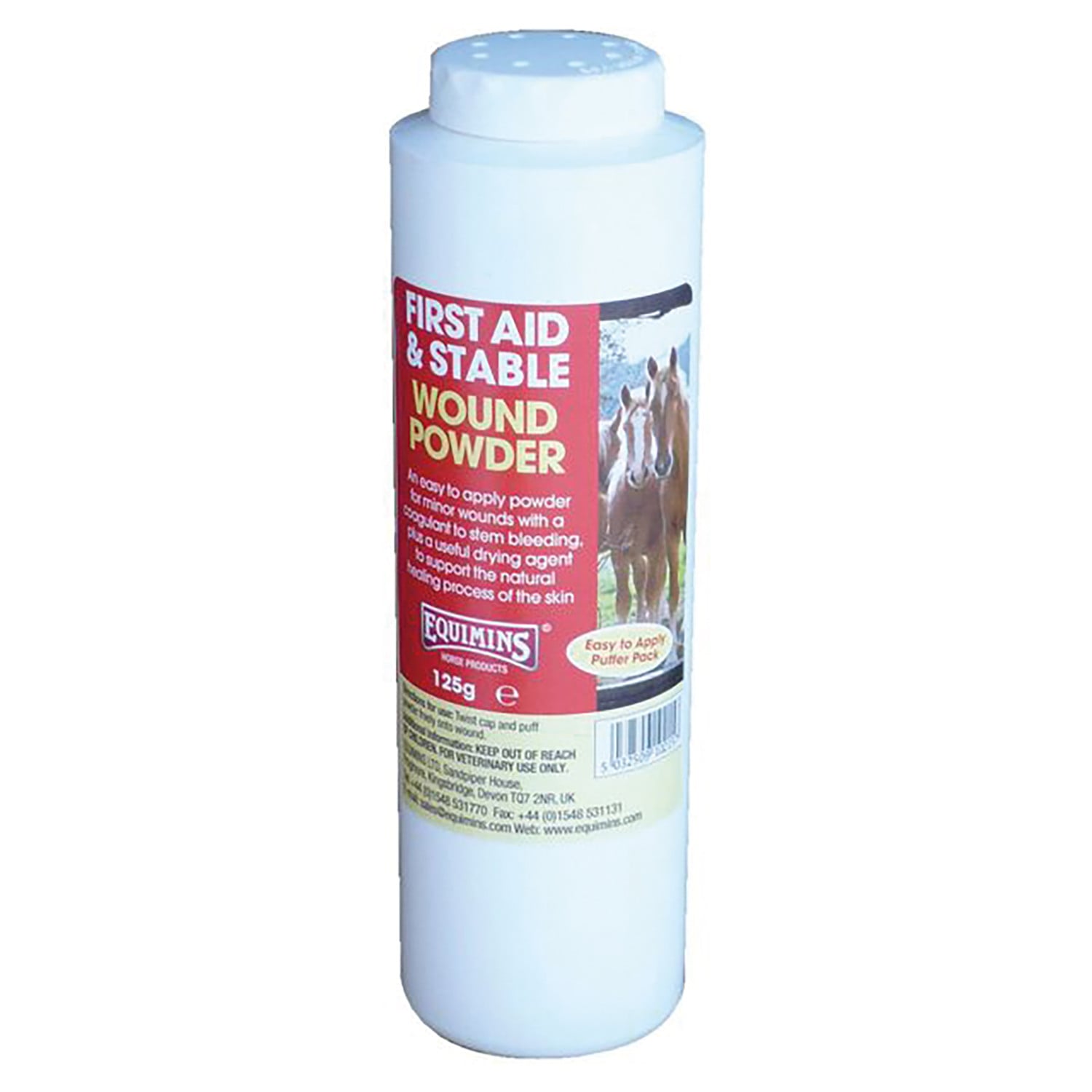 Equimins Wound Powder 125 GM PUFFER BOTTLE