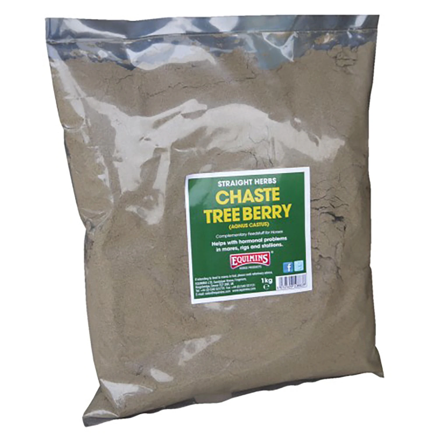Equimins Straight Herbs Chaste Tree Berry 1 KG