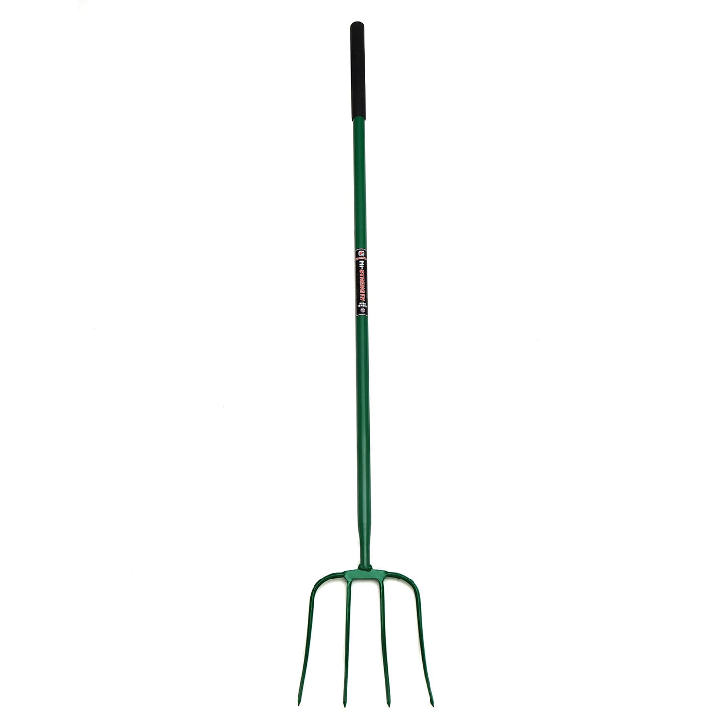 Fynalite Hi-Strength Manure Fork 4 Prong Long 48" GREEN LONG HANDLE