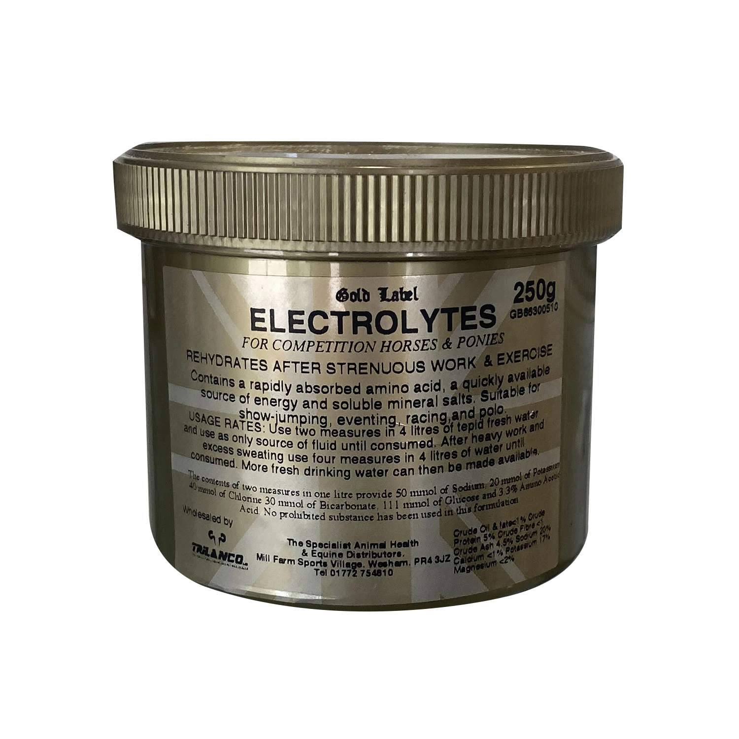 Gold Label Electrolytes 250 GM
