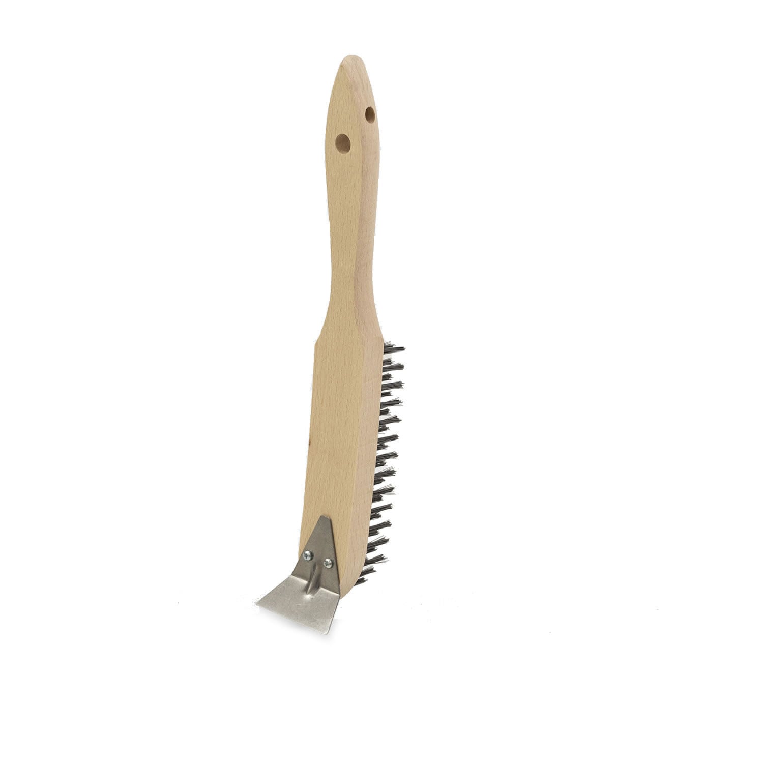 Hillbrush Wire Scratch Brush With Scraper 308 MM