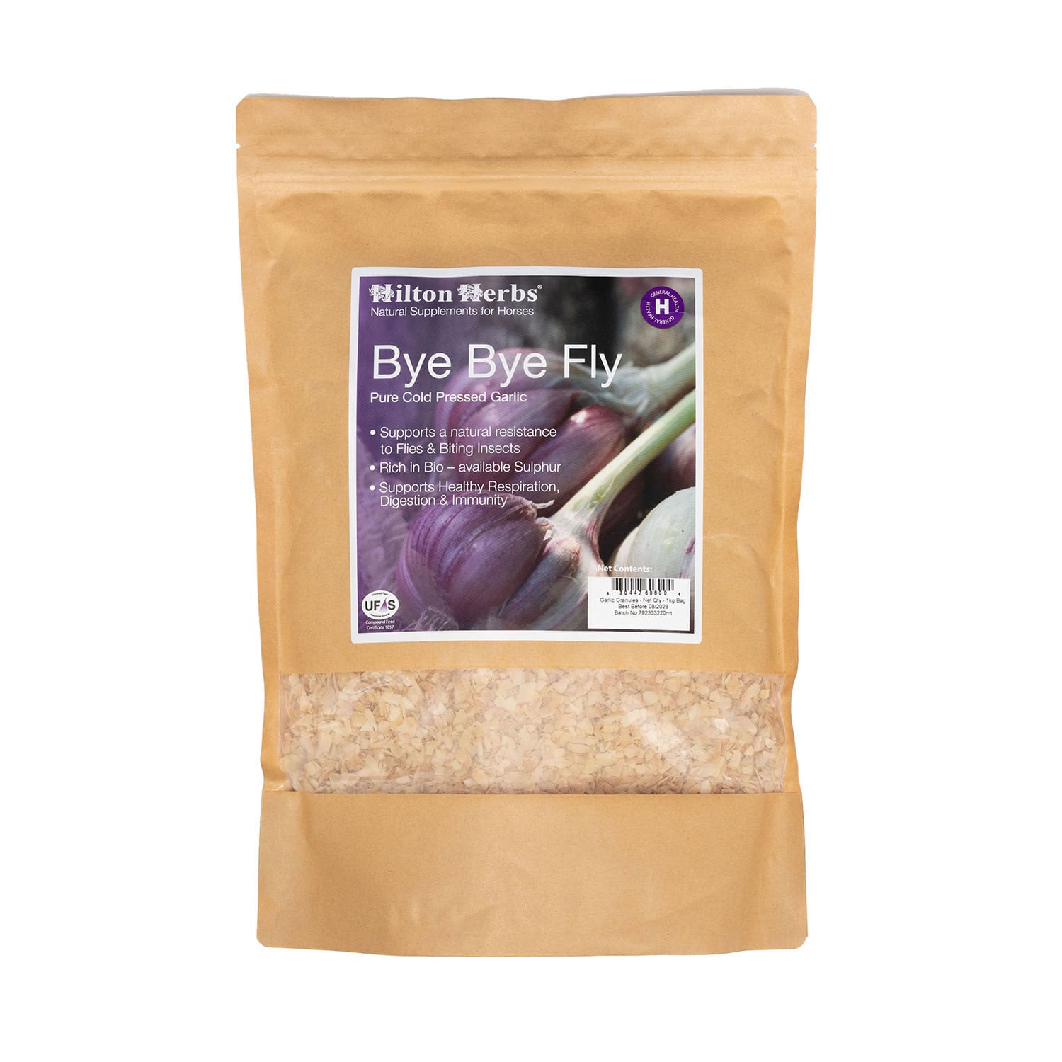 Hilton Herbs Bye Bye Fly Garlic Granules 1kg