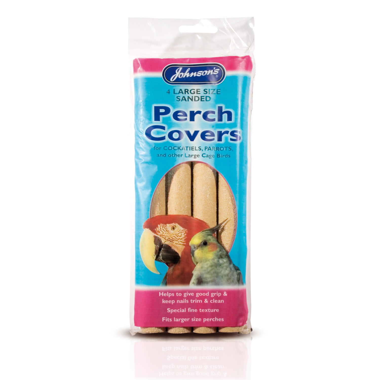 Johnson'S Veterinary Sanded Perch Cover Large 4 PACK