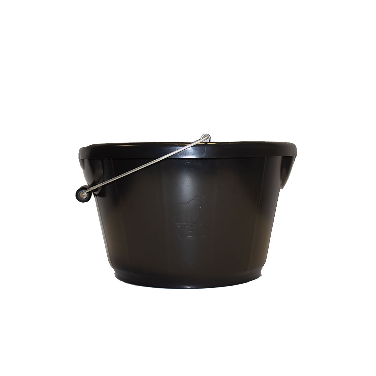 Red Gorilla Plas Feed Bucket Black 10 LT BLACK