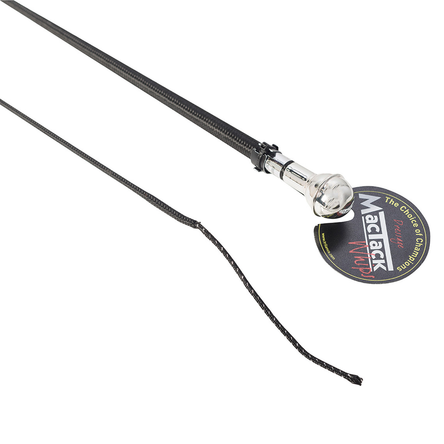 Mactack Dressage Whip With Ball Cap S209 39" BLACK