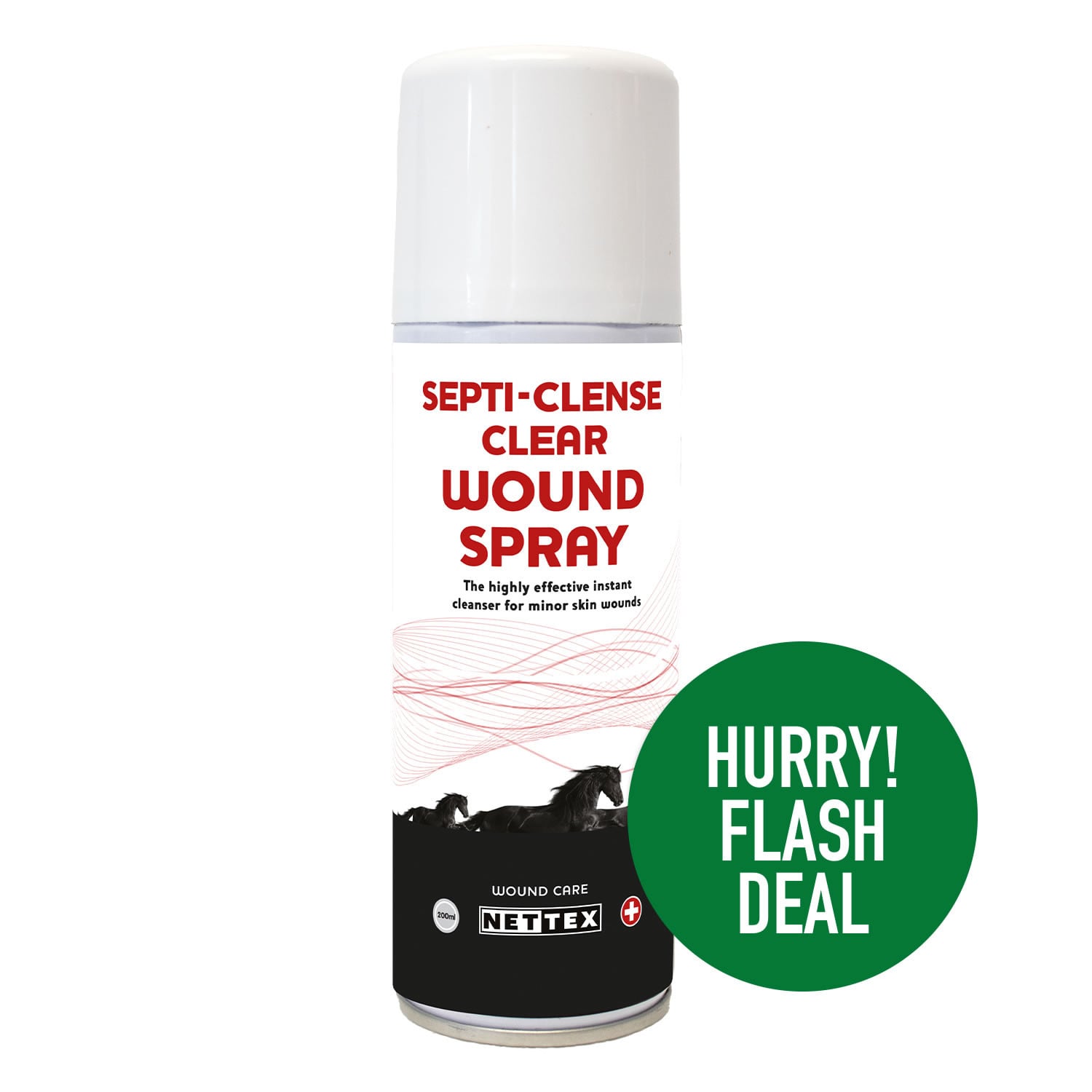 Nettex Equine Septi-Clense Clear Wound Spray