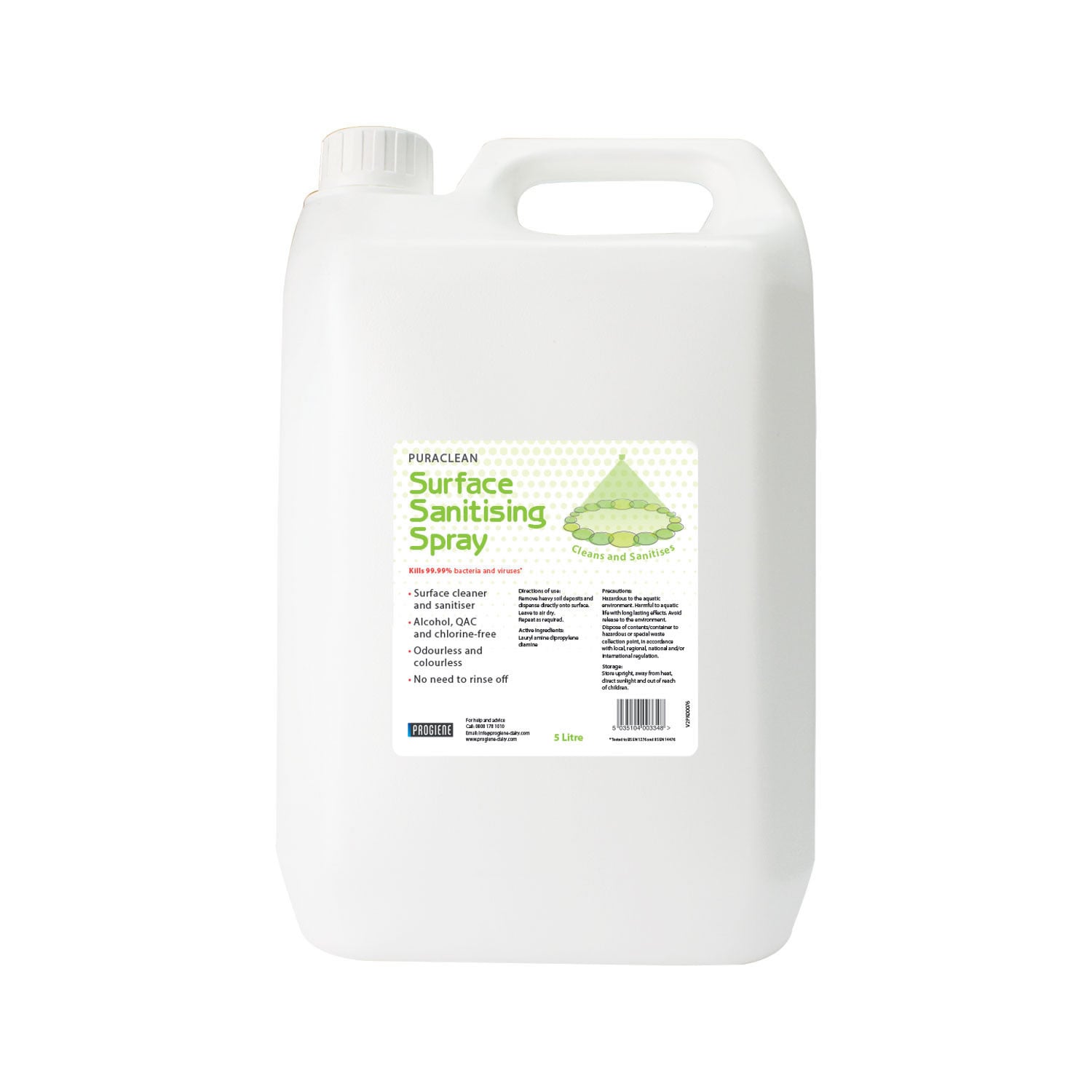 Nettex Agri Puraclean Surface Sanitising Spray 5 LT