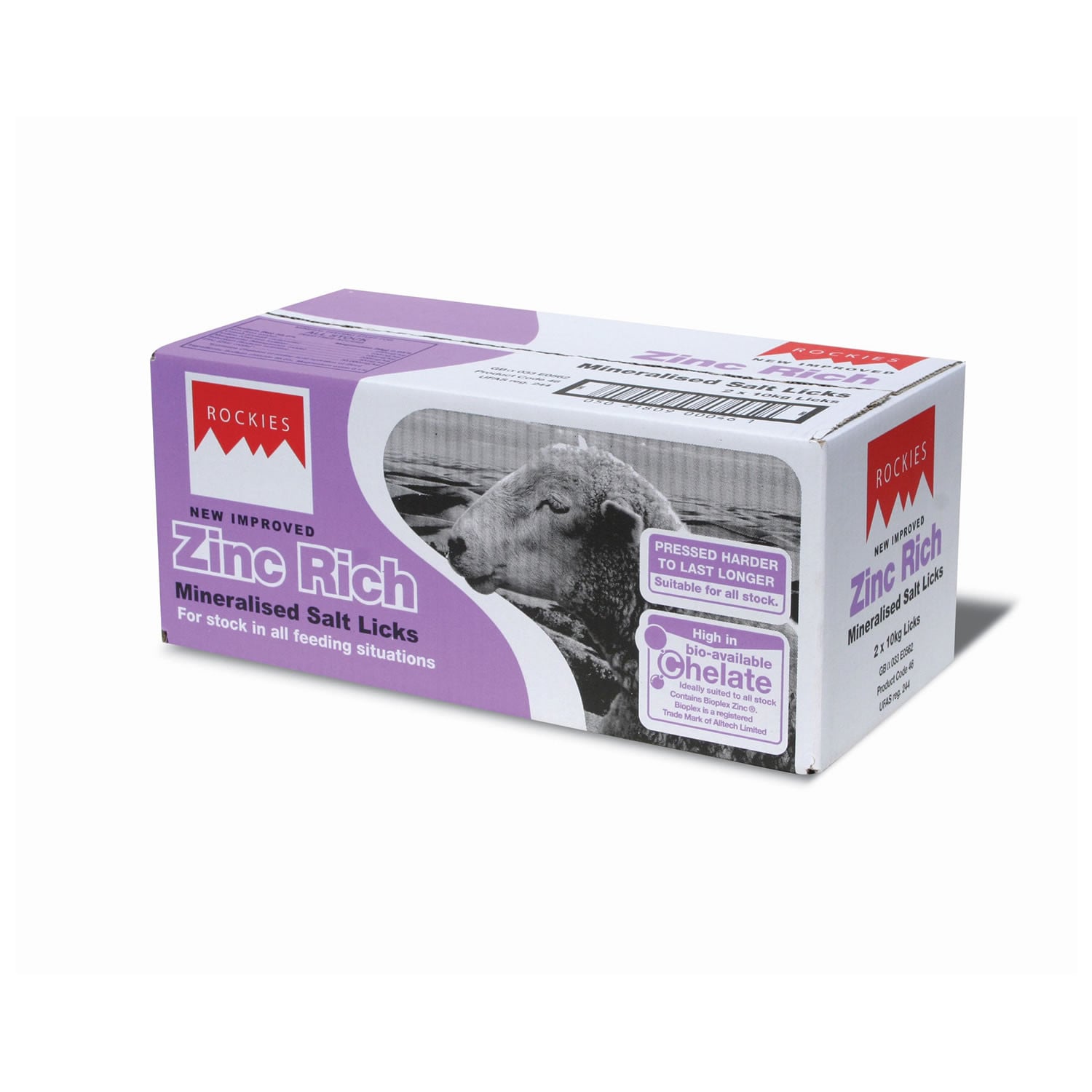 Rockies Zinc Salt Lick 2 X 10 KG