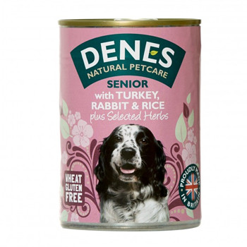 Denes Senior With Turkey, Rabbit & Rice 400g (pack of 12)