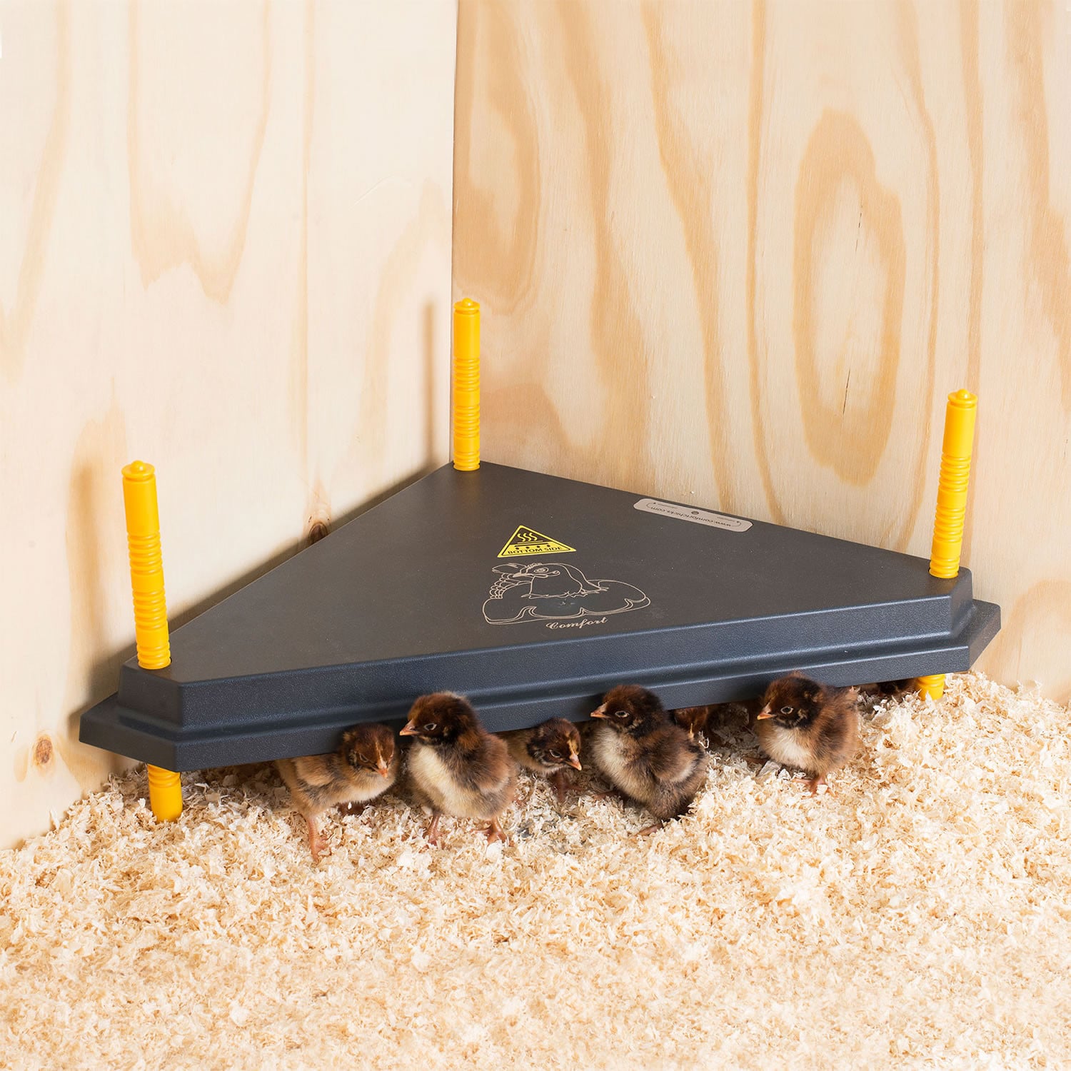 Chicktec Comfort 40 Std Triangle Corner Brooder Uk 40 CM X 40 CM