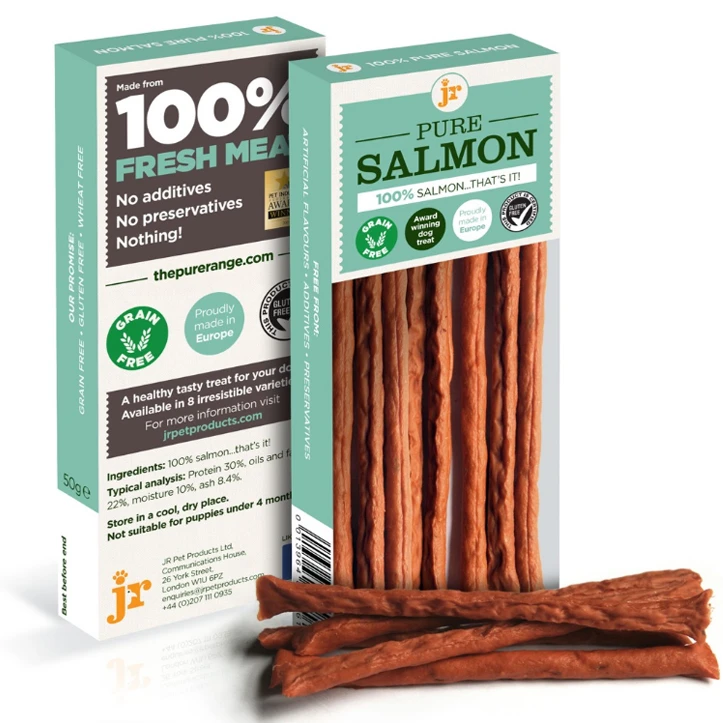JR Pure Salmon Sticks 50g