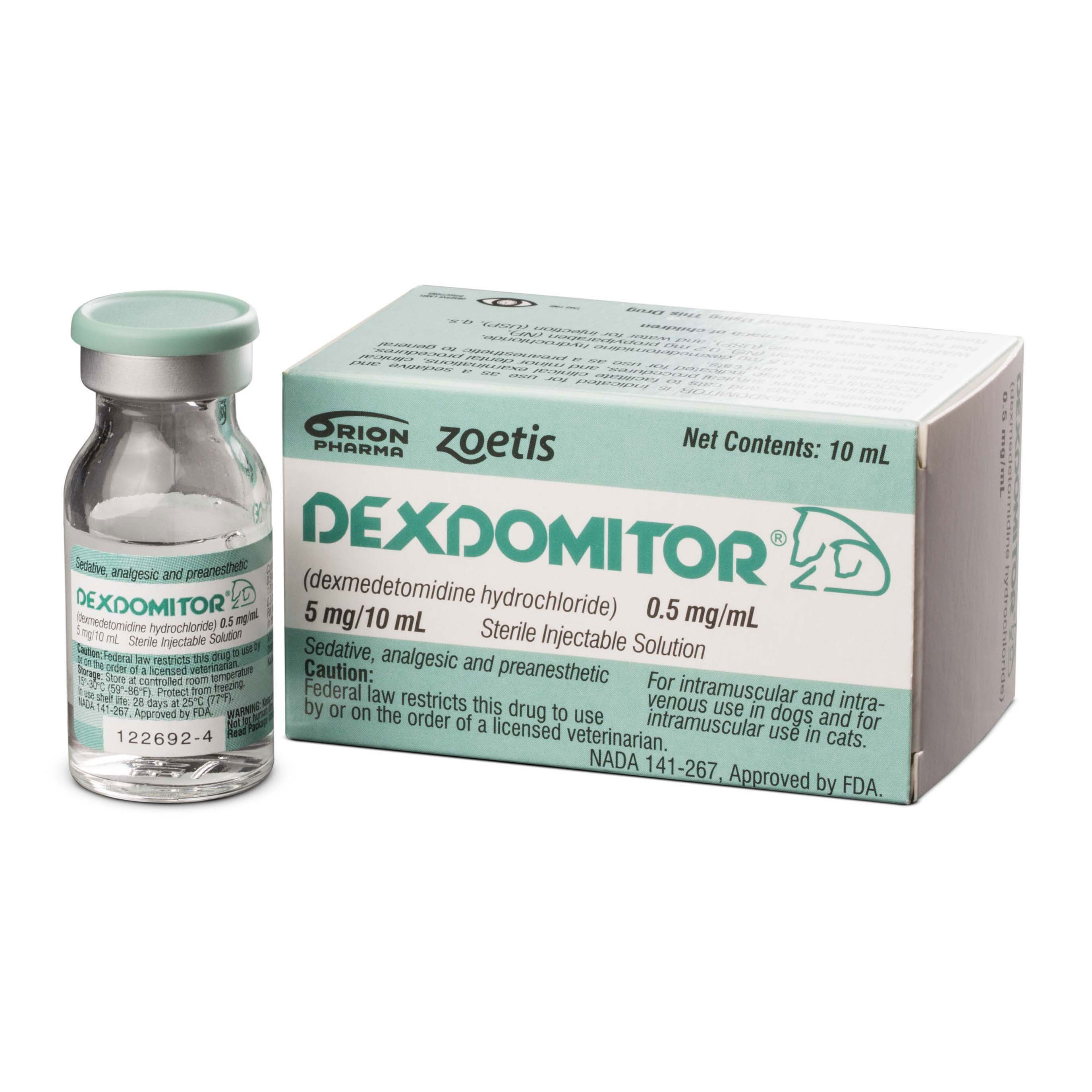Dexdomitor 0.5 mg/ml Solution for Injection 10ml