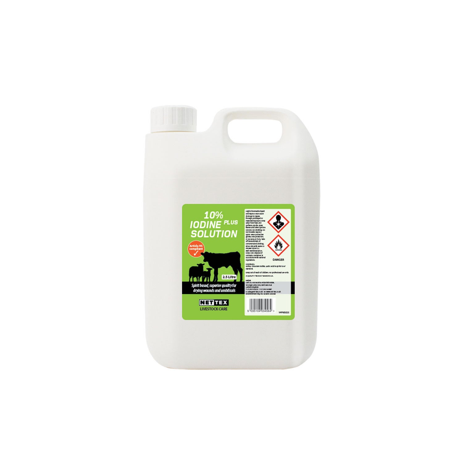Nettex Agri Iodine 10% Plus Solution