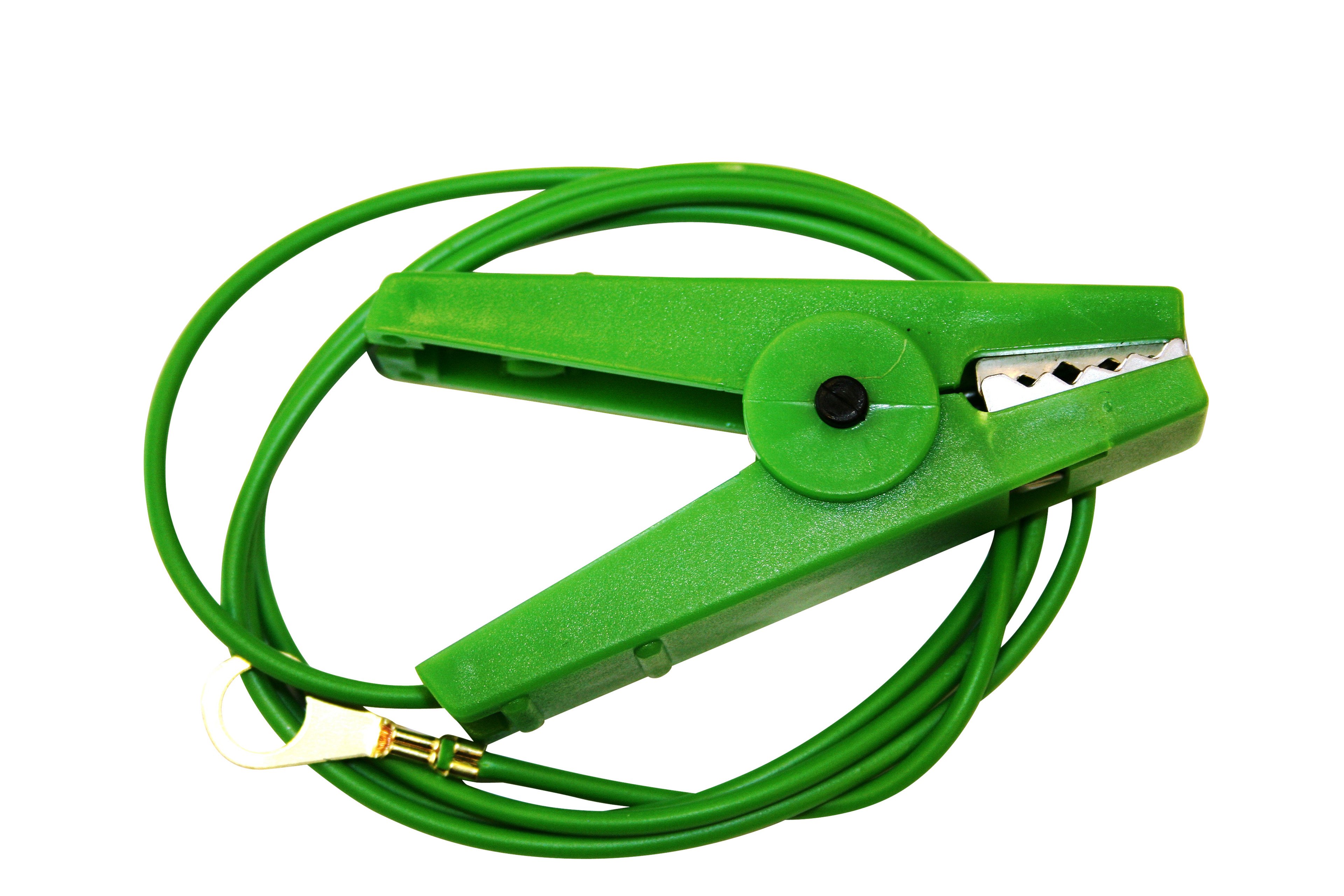 Agrifence Earth Lead on Green Croc Clip