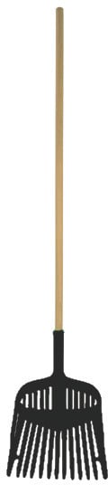 Harold Moore Shaving Fork with Wooden Handle Black