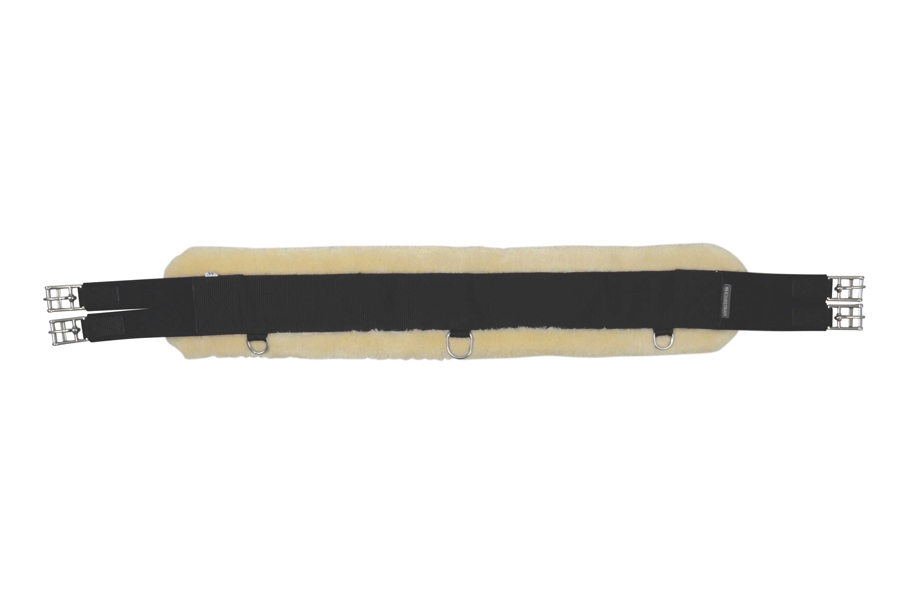 Hy Equestrian Detachable Faux Fur Elasticated Girth - Brown