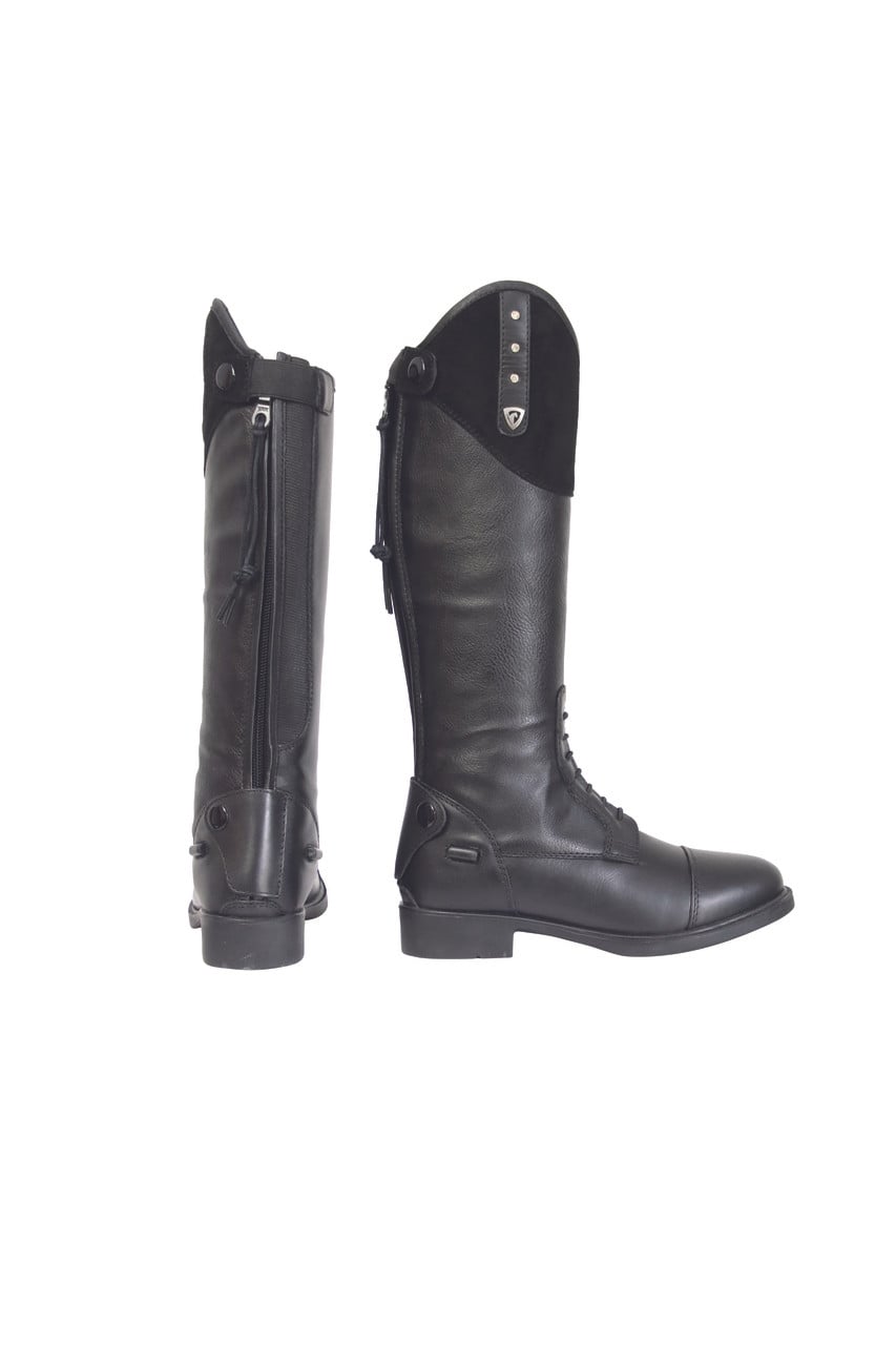 Hy Equestrian Soriso Children's Riding Boots - Black/Silver