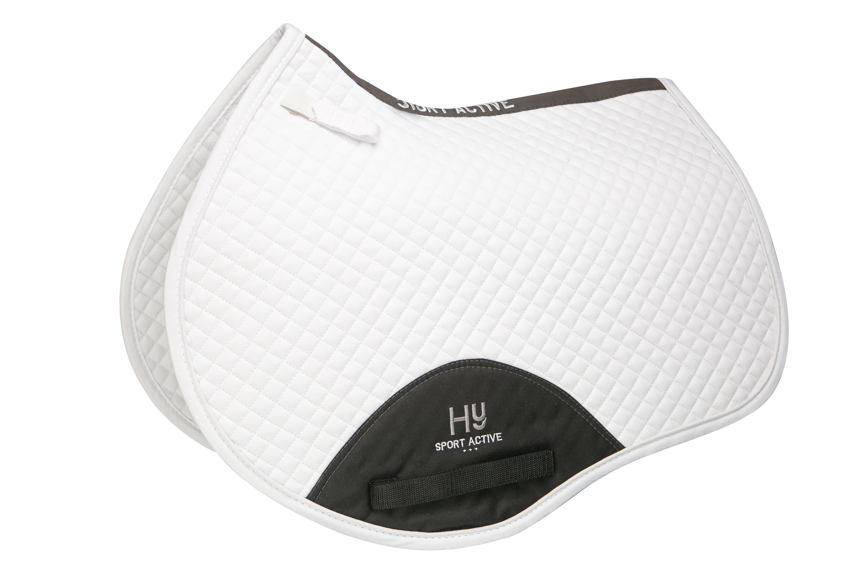 Hy Sport Active Close Contact Saddle Pad - White