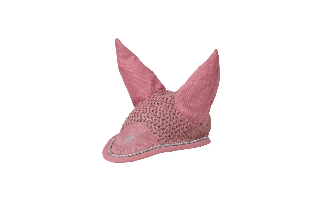Hy Equestrian Synergy Fly Veil - Rose/Silver