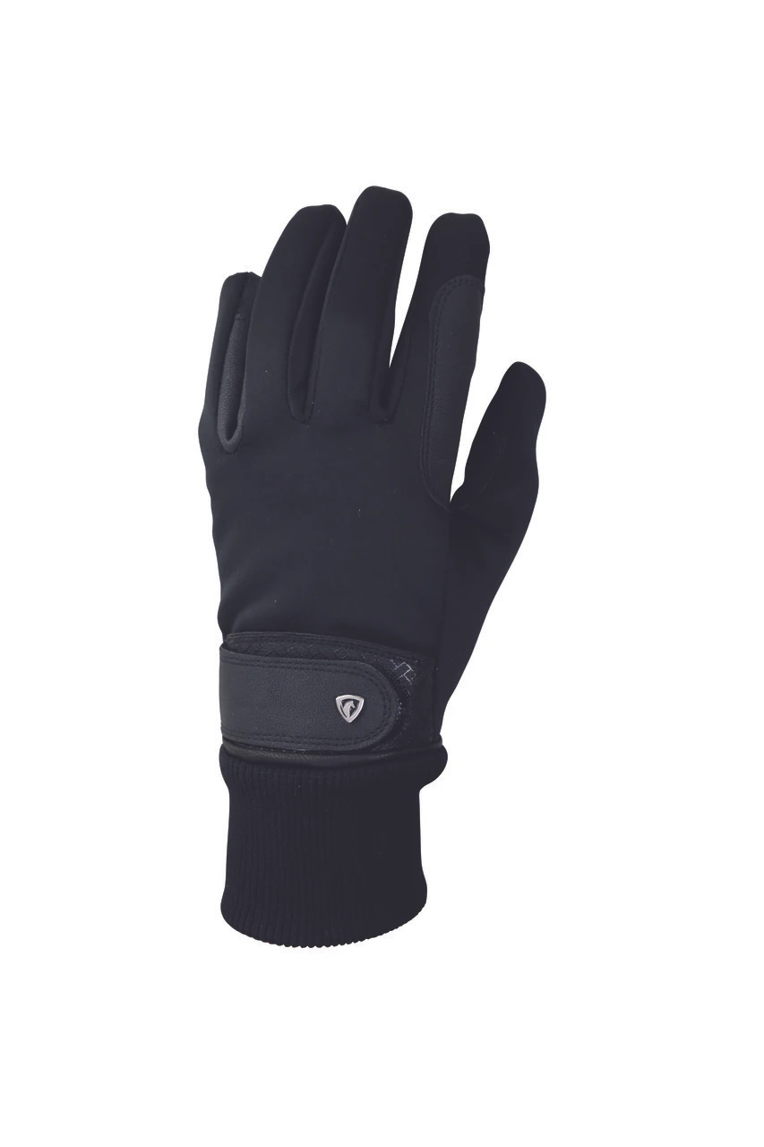 Hy Equestrian Thinsulate Rainstorm Gloves - Black