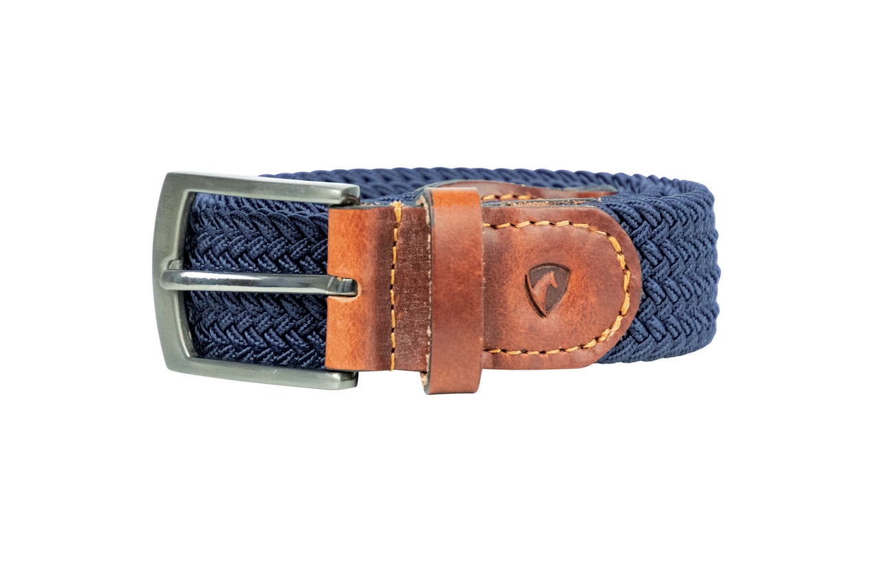 Hy Equestrian Woven Elastic Belt - Tan