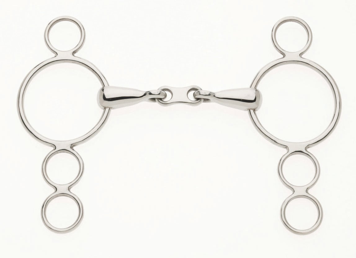 Continental 3 Ring French Link Snaffle