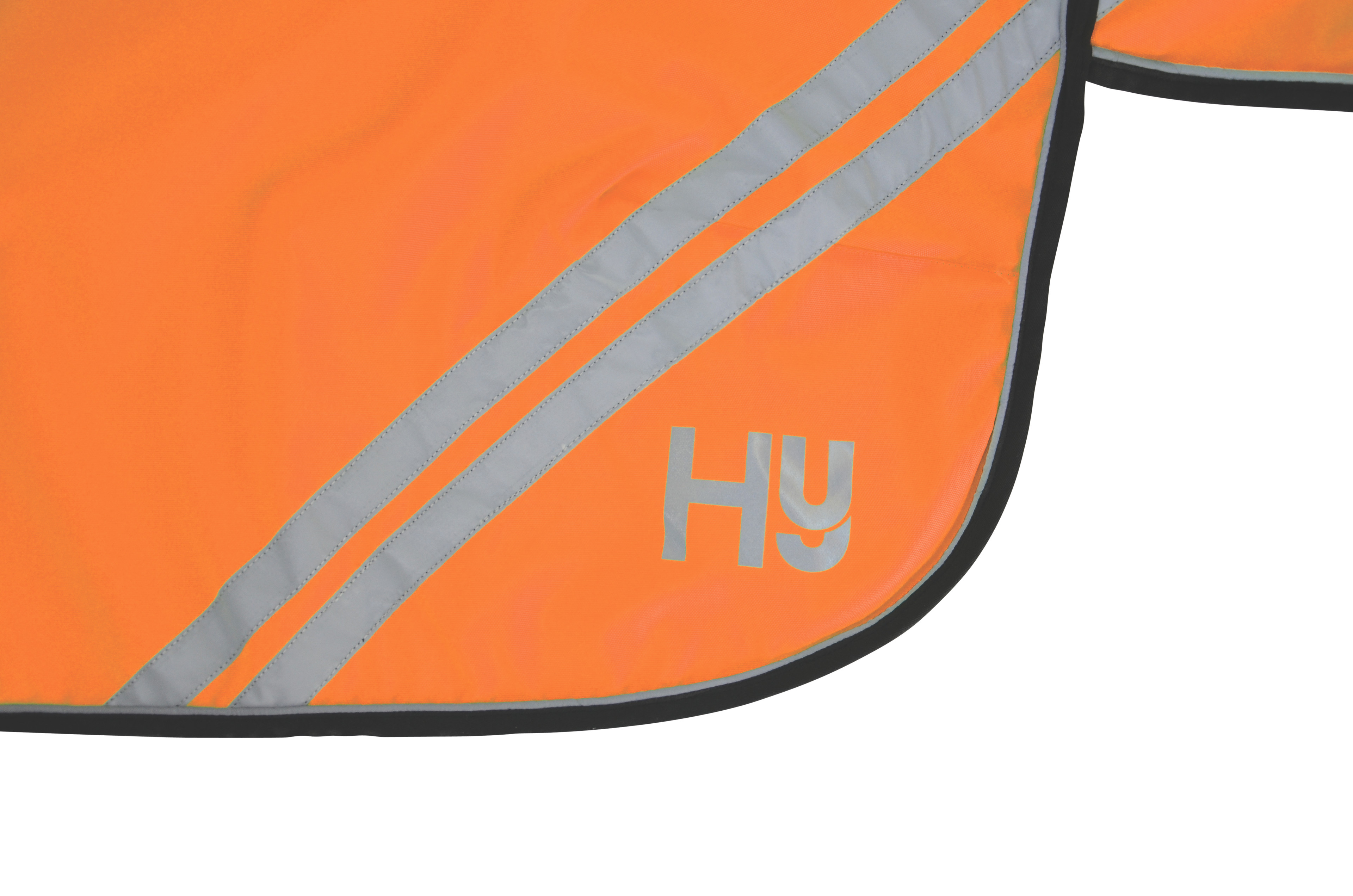 Reflector Mesh Exercise Sheet by Hy Equestrian - Orange