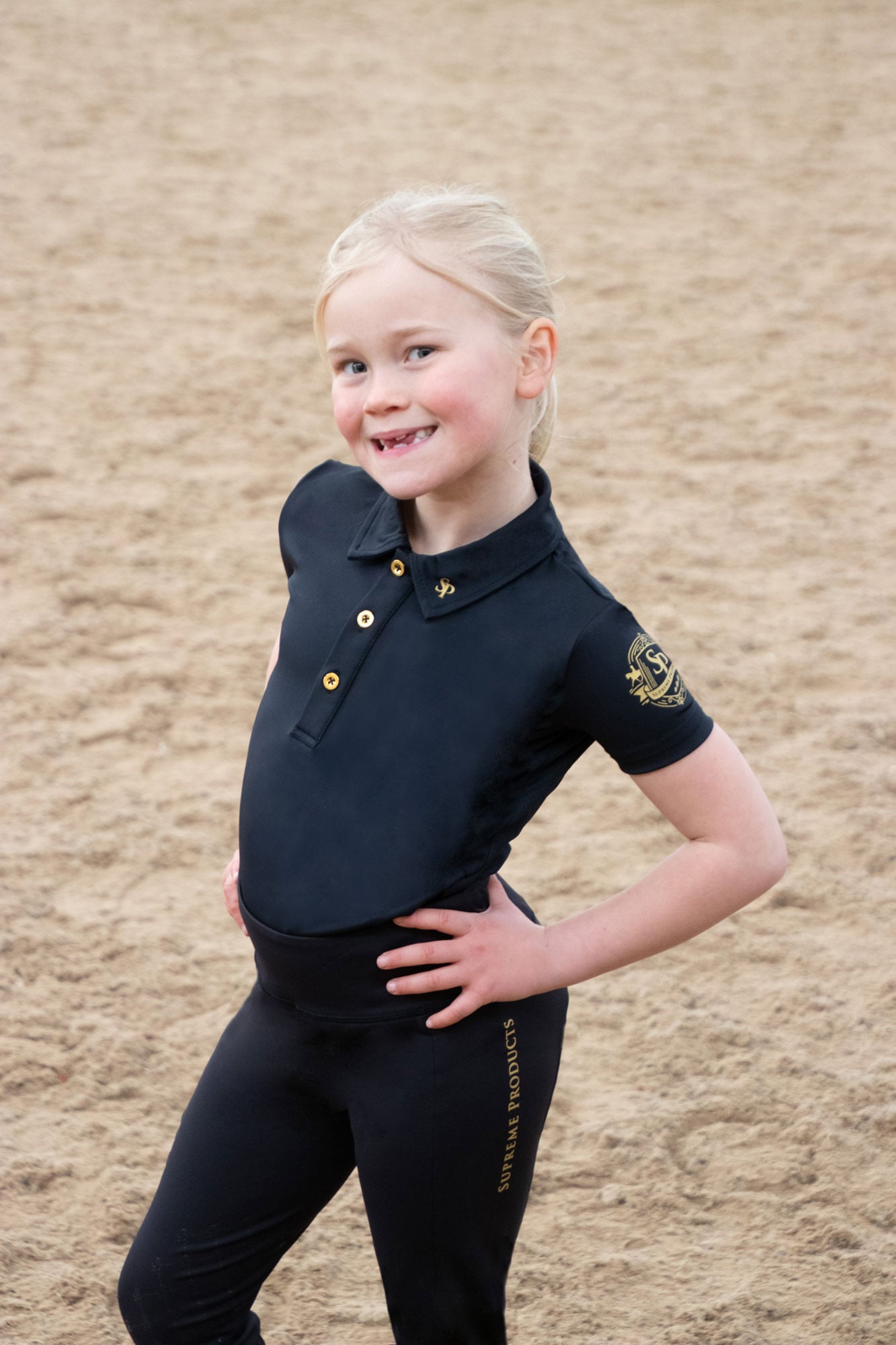 Supreme Products Active Junior Show Rider Polo Shirt
