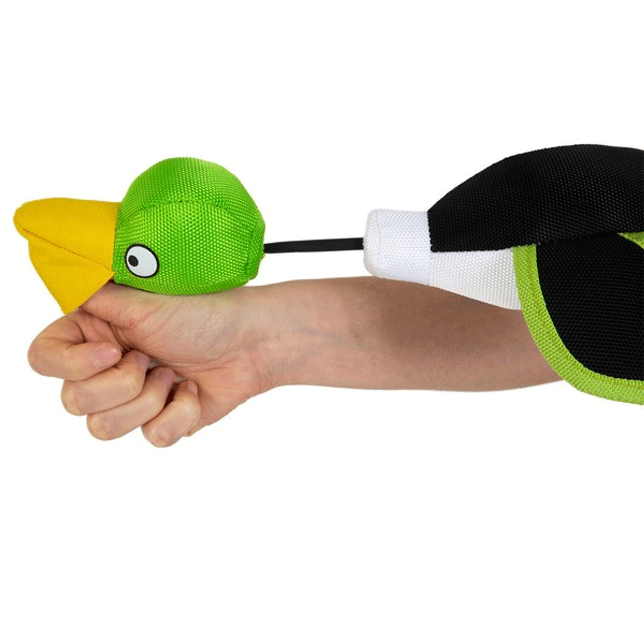 Hyper Pet Flying Duck Green Bungee Launcher Dog Toy