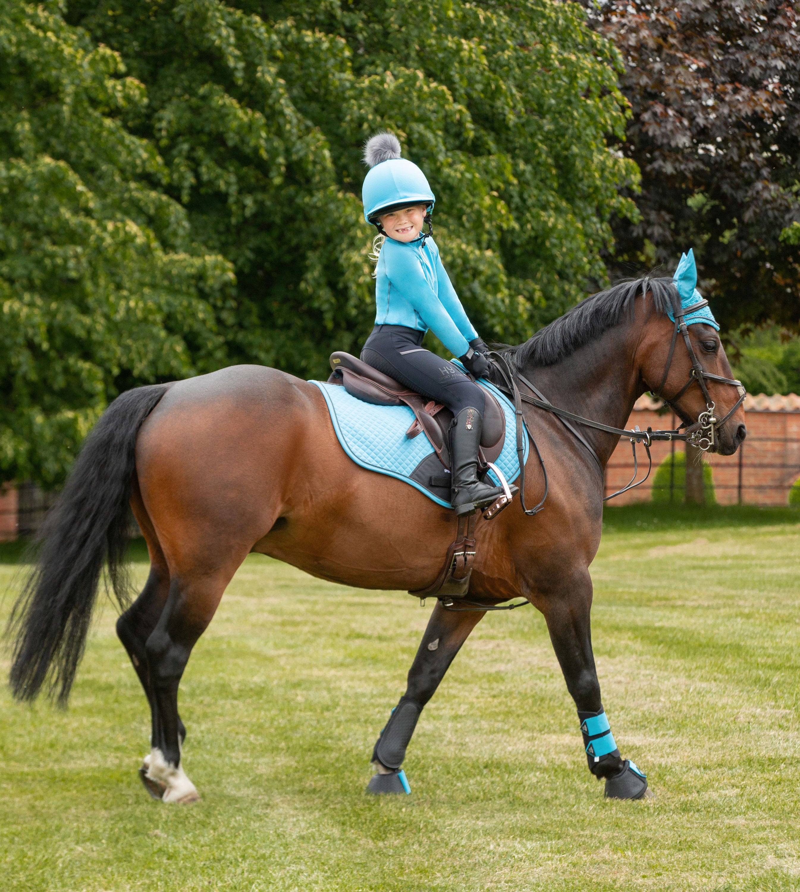 Hy Sport Active Fly Veil - Sky Blue