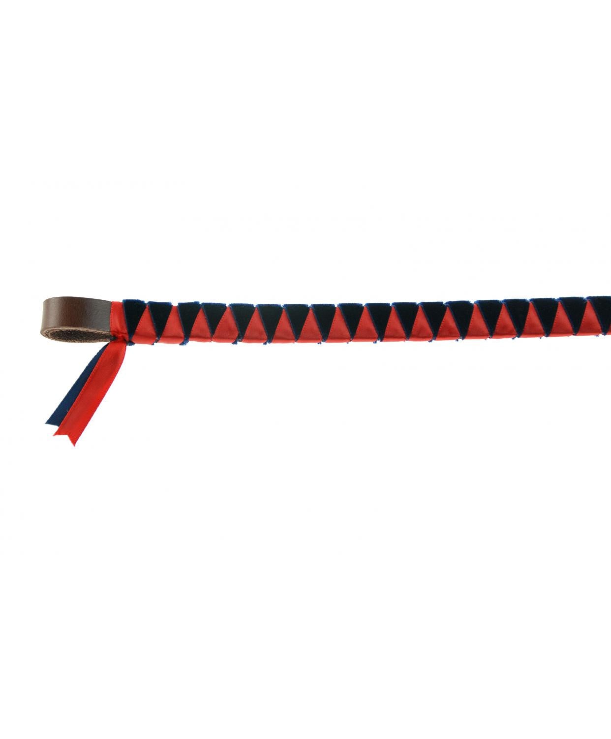ShowQuest Hexham Brow Band - Navy/Red
