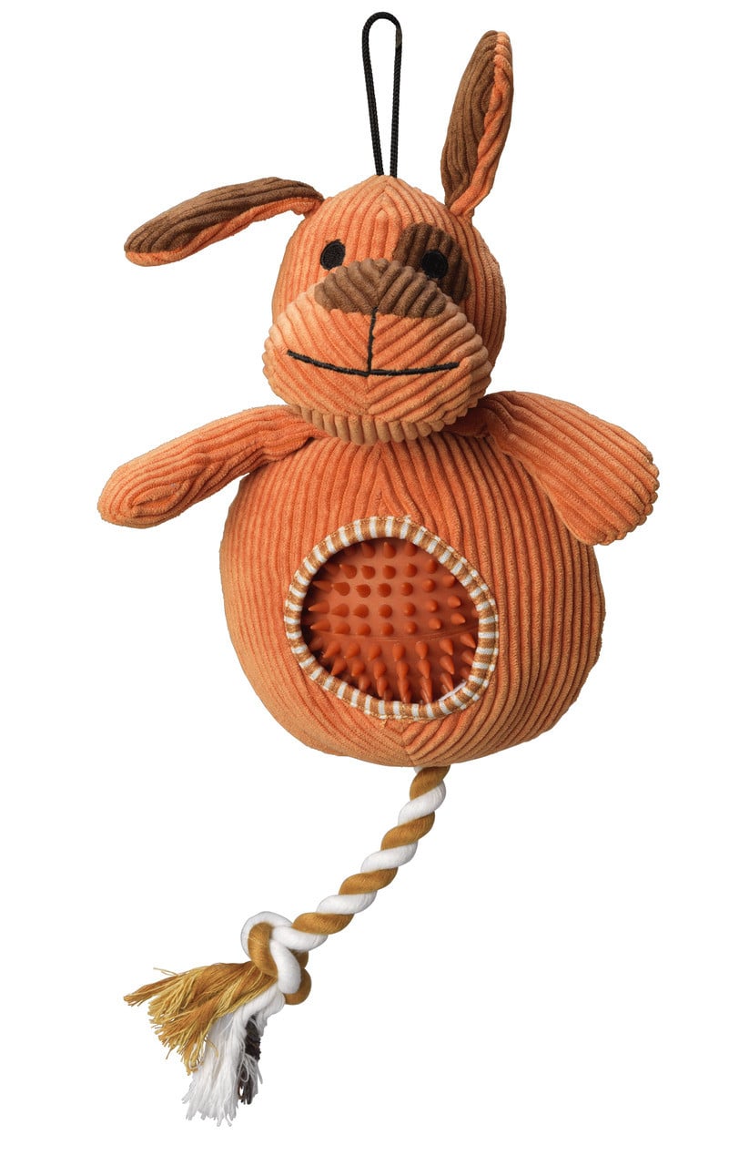 House of Paws Cord Toy with Spiky Ball