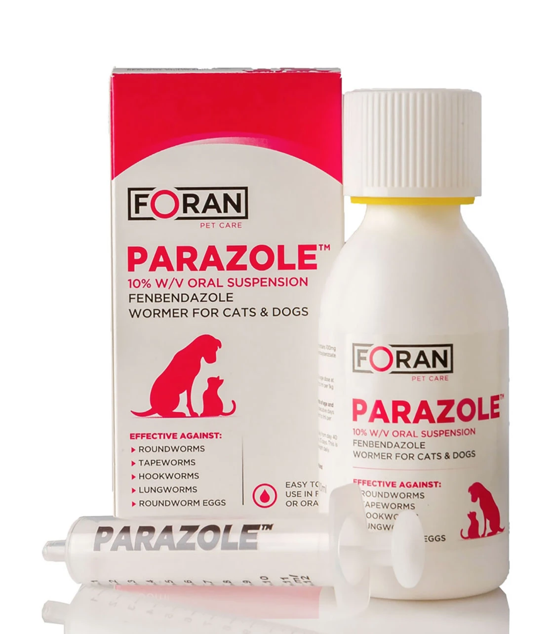 Parazole Wormer for Cats & Dogs 100ml