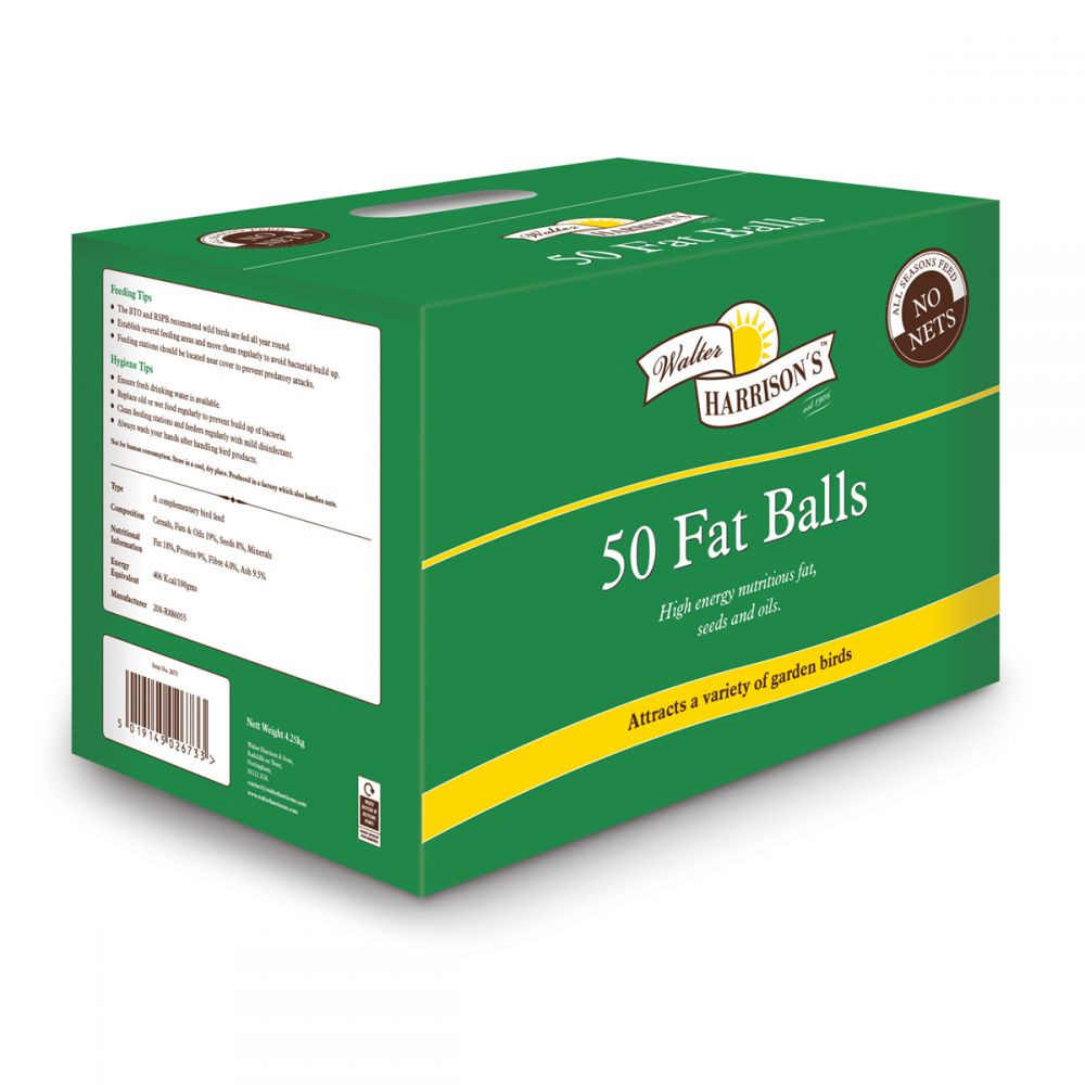 Harrisons Value Fat Balls 90g (pack of 50)