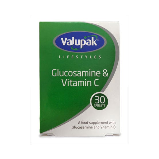 Valupak Glucosamine Sulphate + Vitamin C 1500mg (pack of 30)