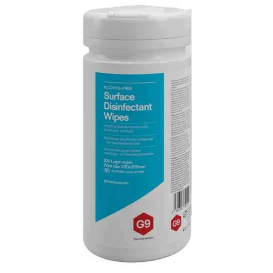 G9 Alcohol Free Surface Disinfectant Wipes