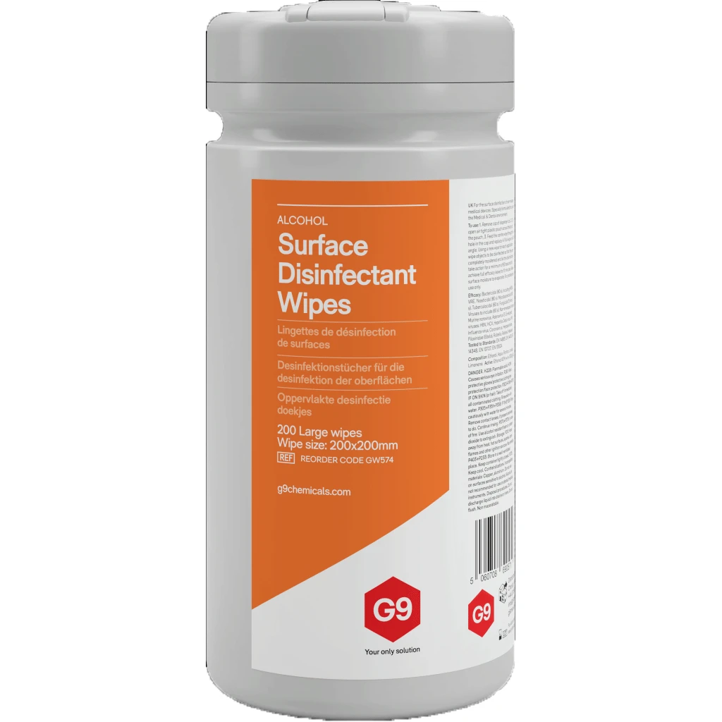 G9 Alcohol Surface Wipes